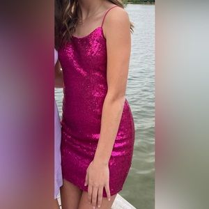 Lulus Sequin Bodycon Dress